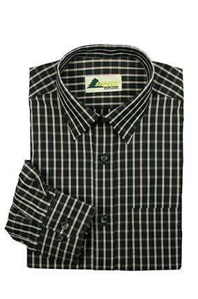 Hemd 1/1 Arm - Kent Karo Oliv