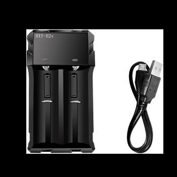 Ladegerät 2-fach für Akku-Typ 18650 / 16340