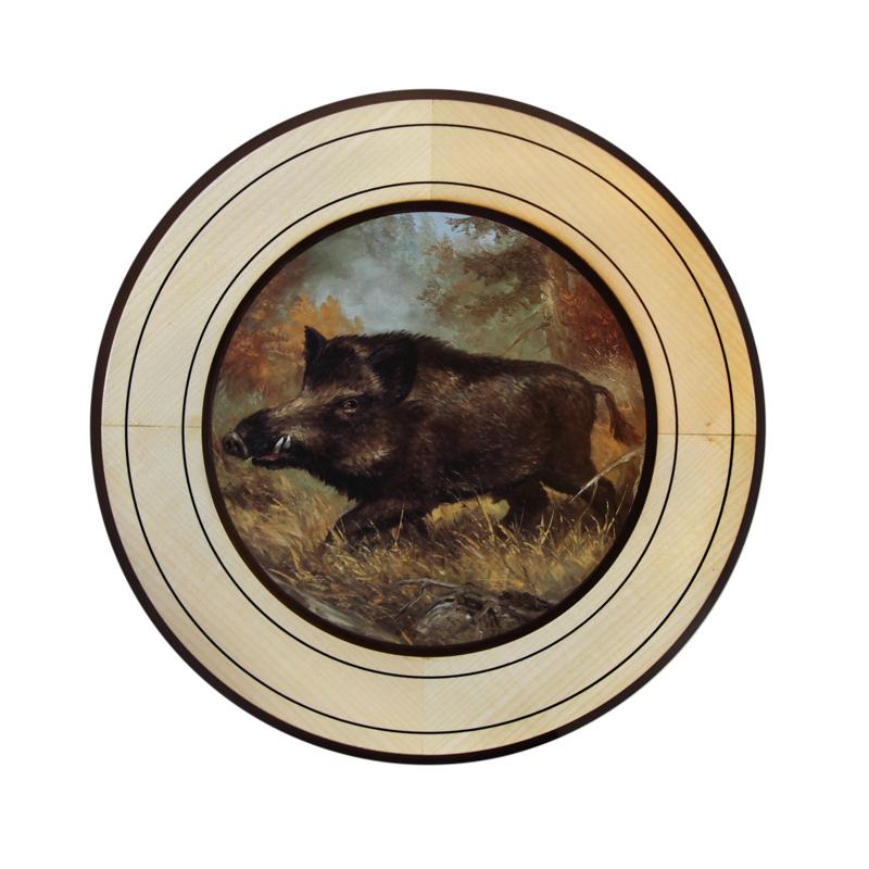 Holzehrenscheibe 34 / 26 cm