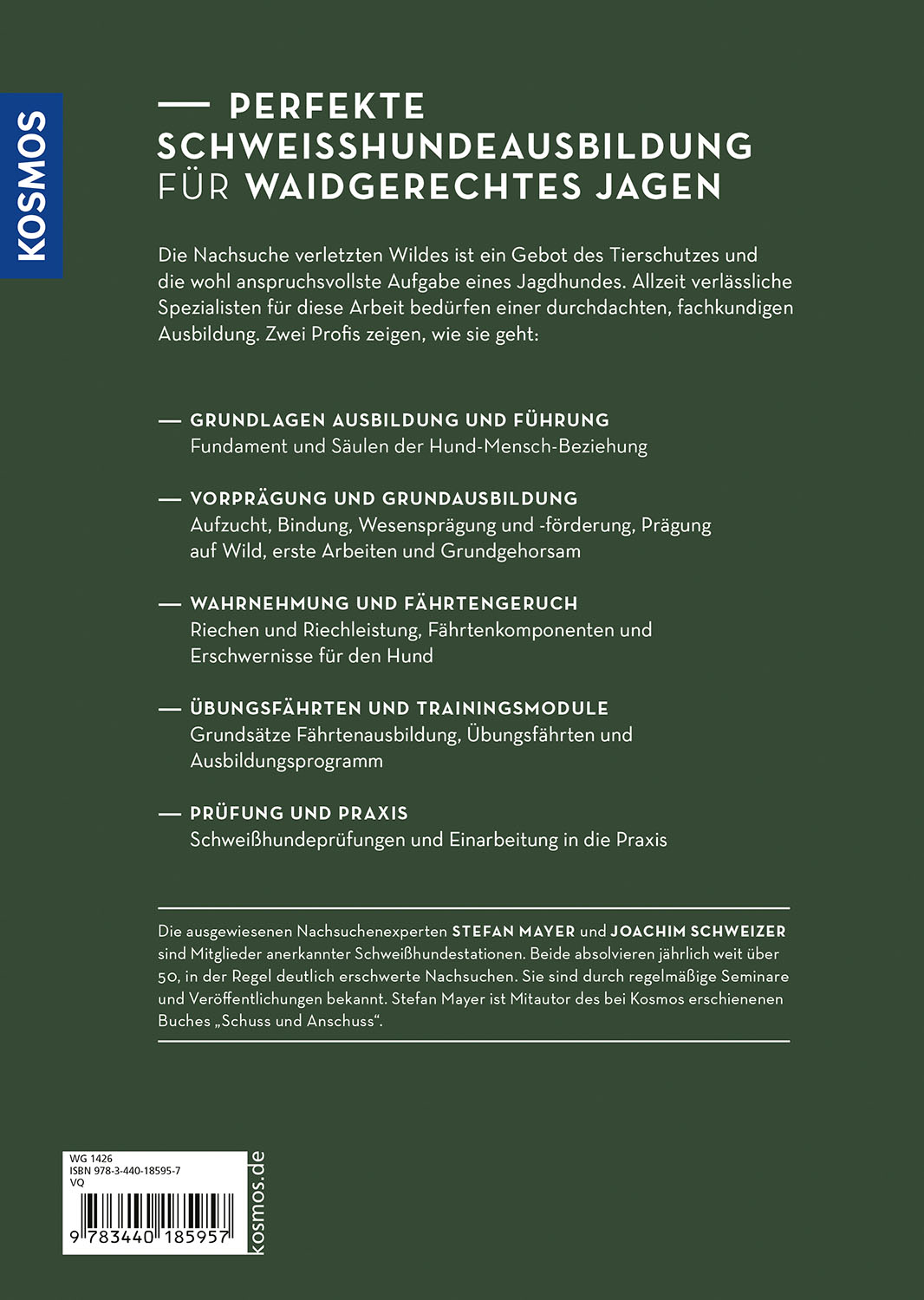 Ausbildung und Faehrte - vom Welpen zum Nachsucheprofi RS