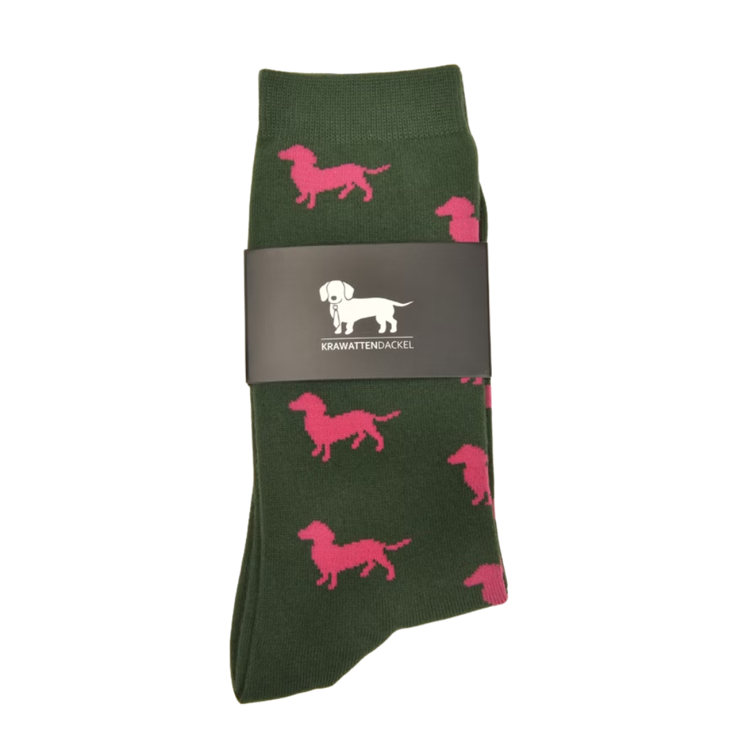 Krawattendackel Socken "Dackel"