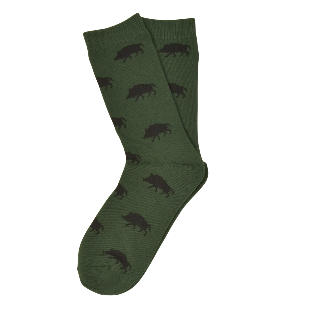 Krawattendackel Socken "Wildschwein"