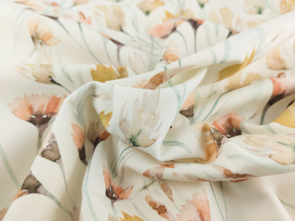 Leseknochen mit Wildtulpen Pastell Muster