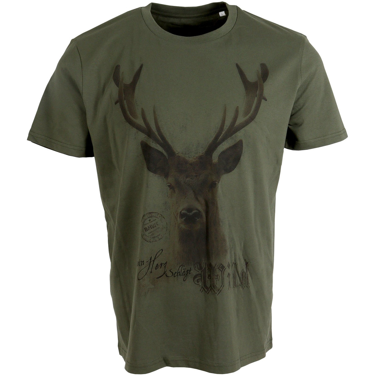 Almtracht T-Shirt Mein Herz schlägt wild