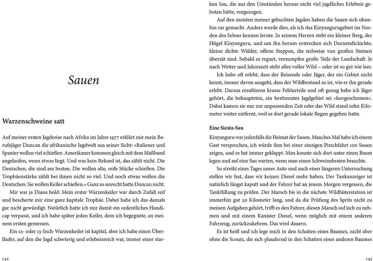 Auf den Fährten der Big Five - Sauen