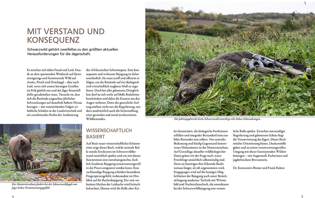 Auf Sauen jagen - mit Herz und Verstand - Innenansicht