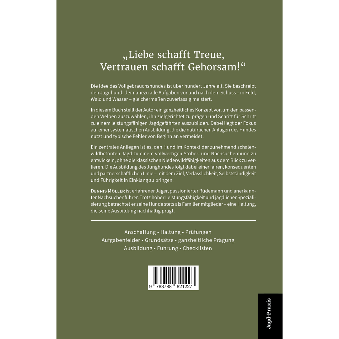 Ausbildung zum echten Vollgebrauchshund Backcover