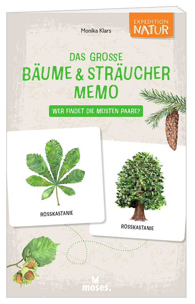 Expedition Natur: Das große Bäume & Sträucher Memo Begleitbuch