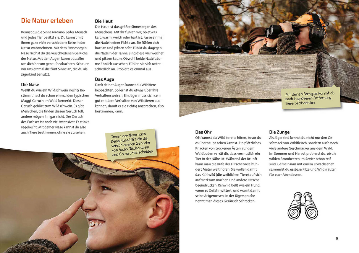 Das Jagdbuch für Kids - Die Natur erleben