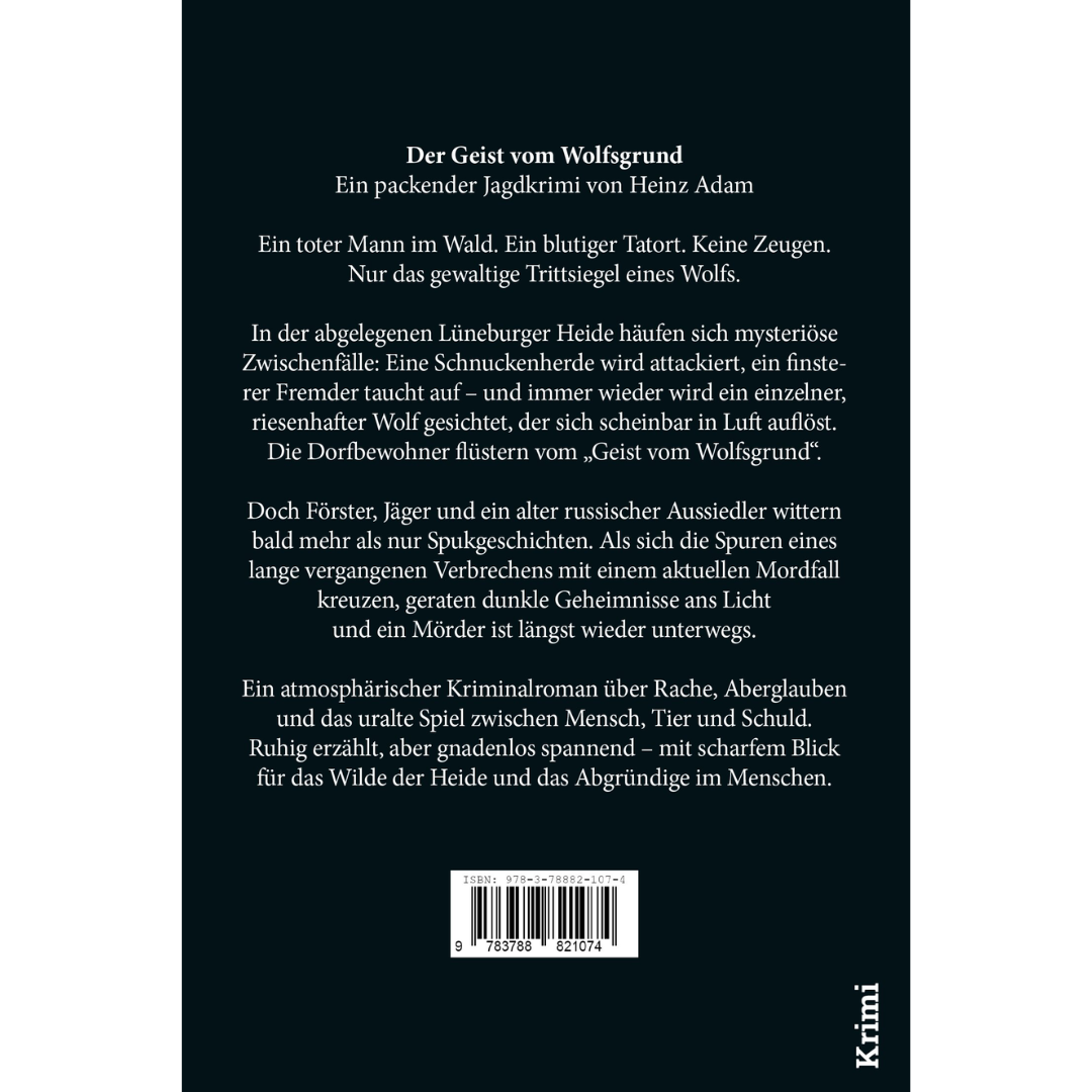 Der Geist vom Wolfsgrund Backcover