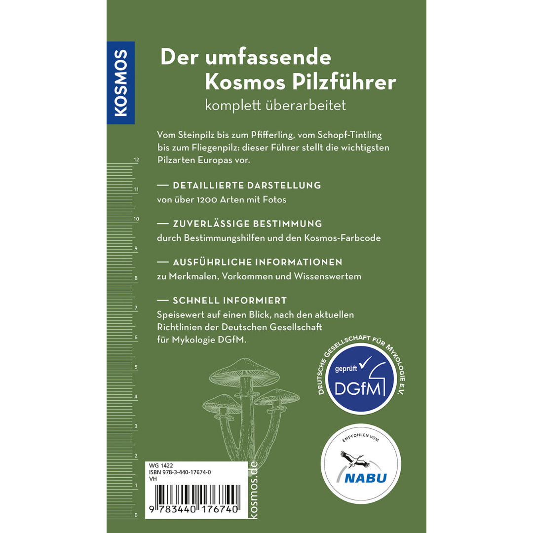 Der große Kosmos Pilzführer - Backcover