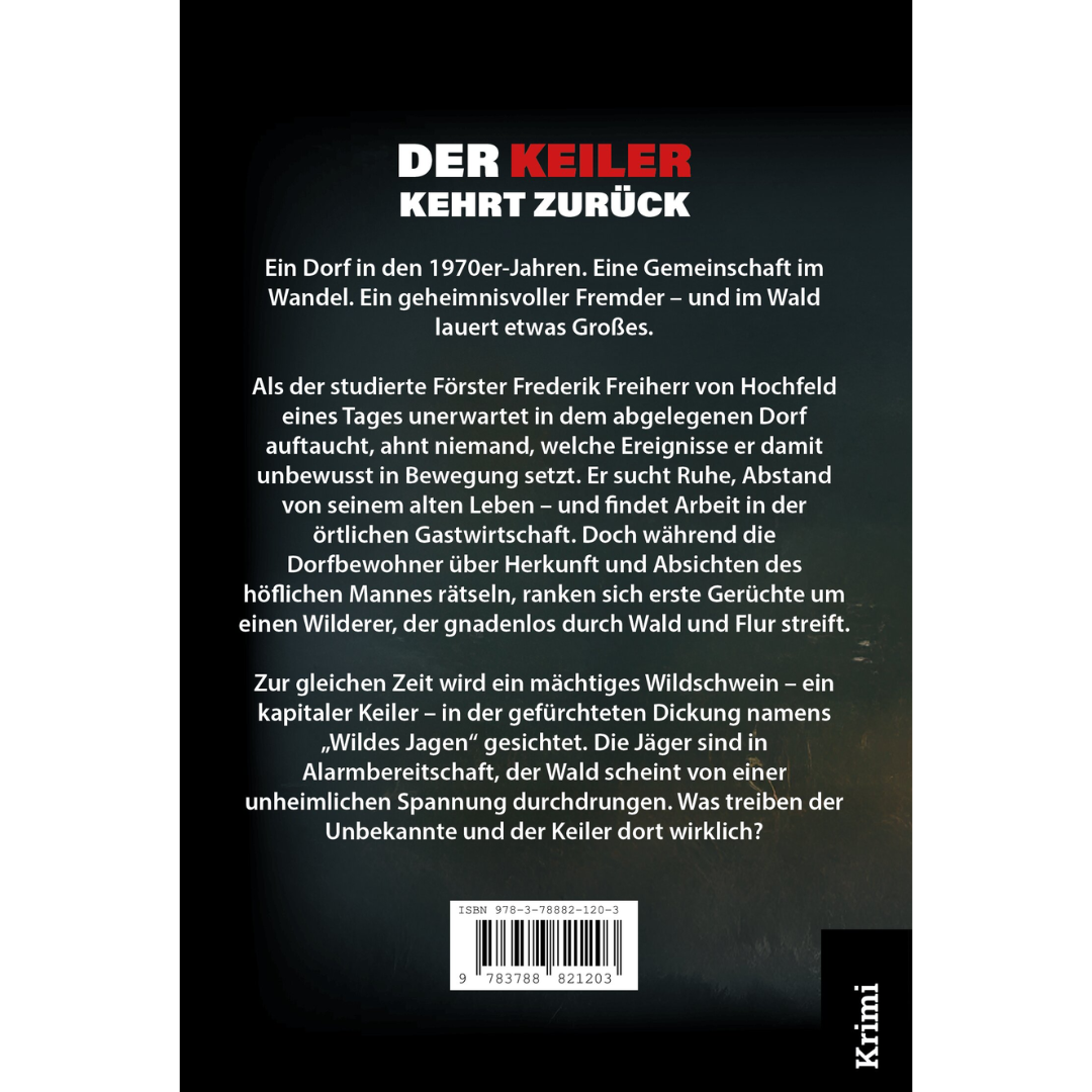 Der Keiler kehrt zurück - Backcover