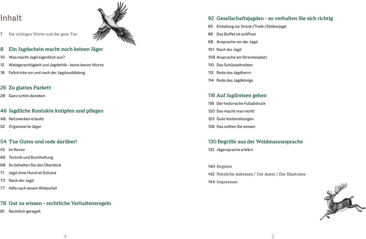 Der kleine Jäger-Knigge - Inhalt
