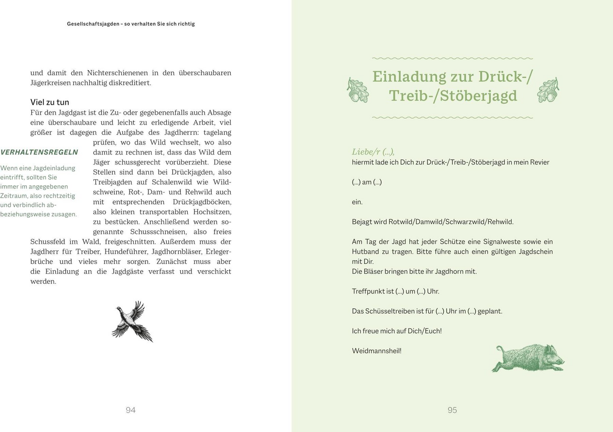 Der kleine Jäger-Knigge - Innenansicht 2