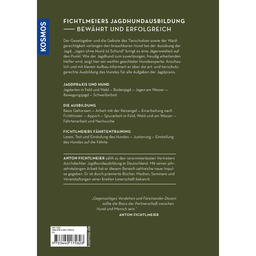 Die Ausbildung des Jagdhundes Backcover