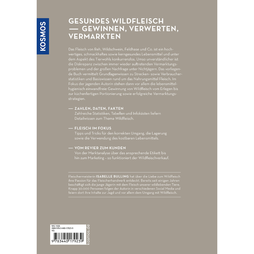 Erlegen - versorgen - vermarkten - Backcover