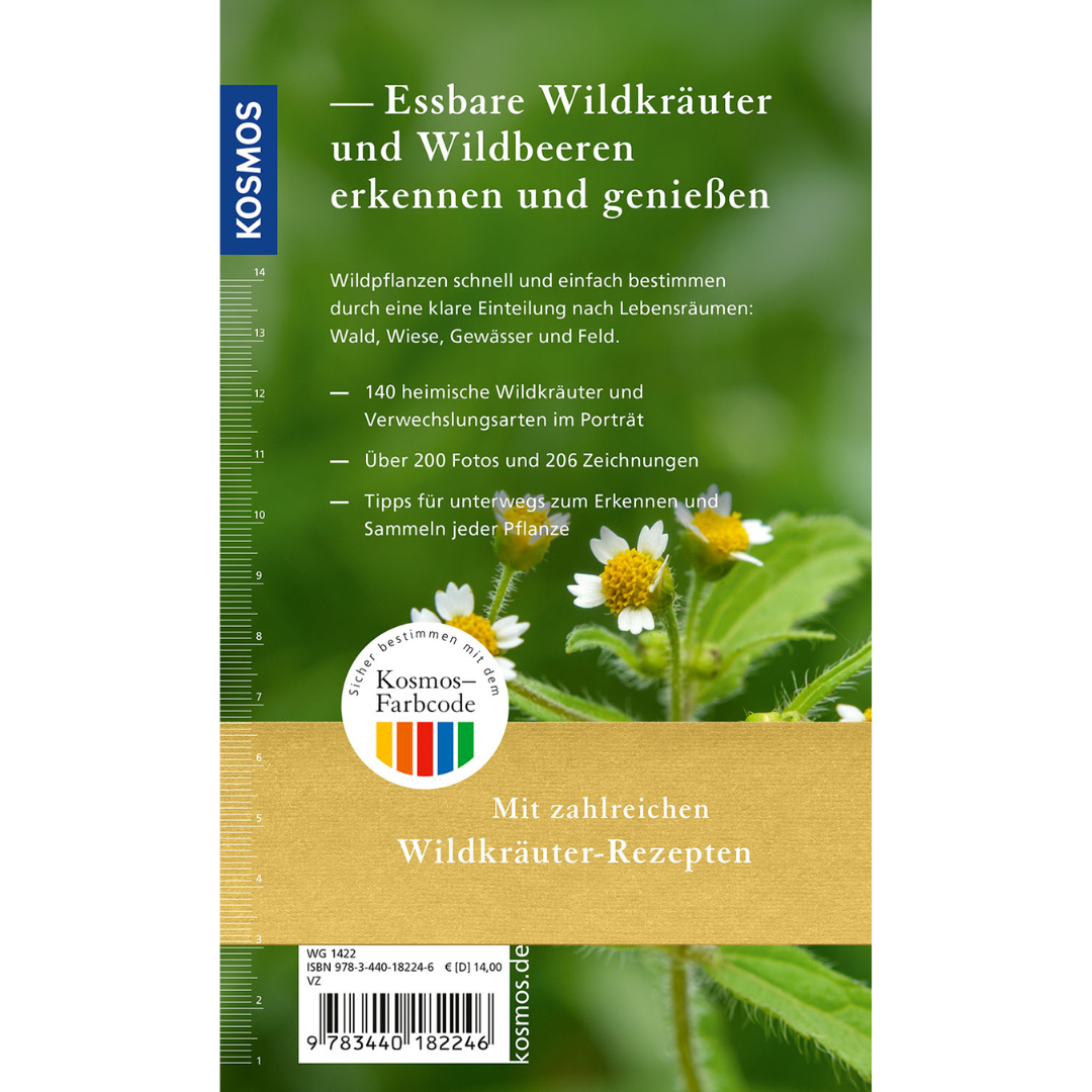 Essbare Wildkräuter und Wildbeeren für unterwegs - Backcover