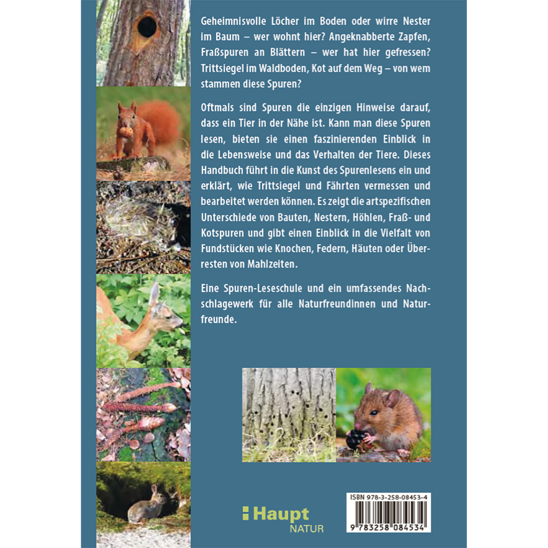 Fährten lesen und Spuren suchen Backcover