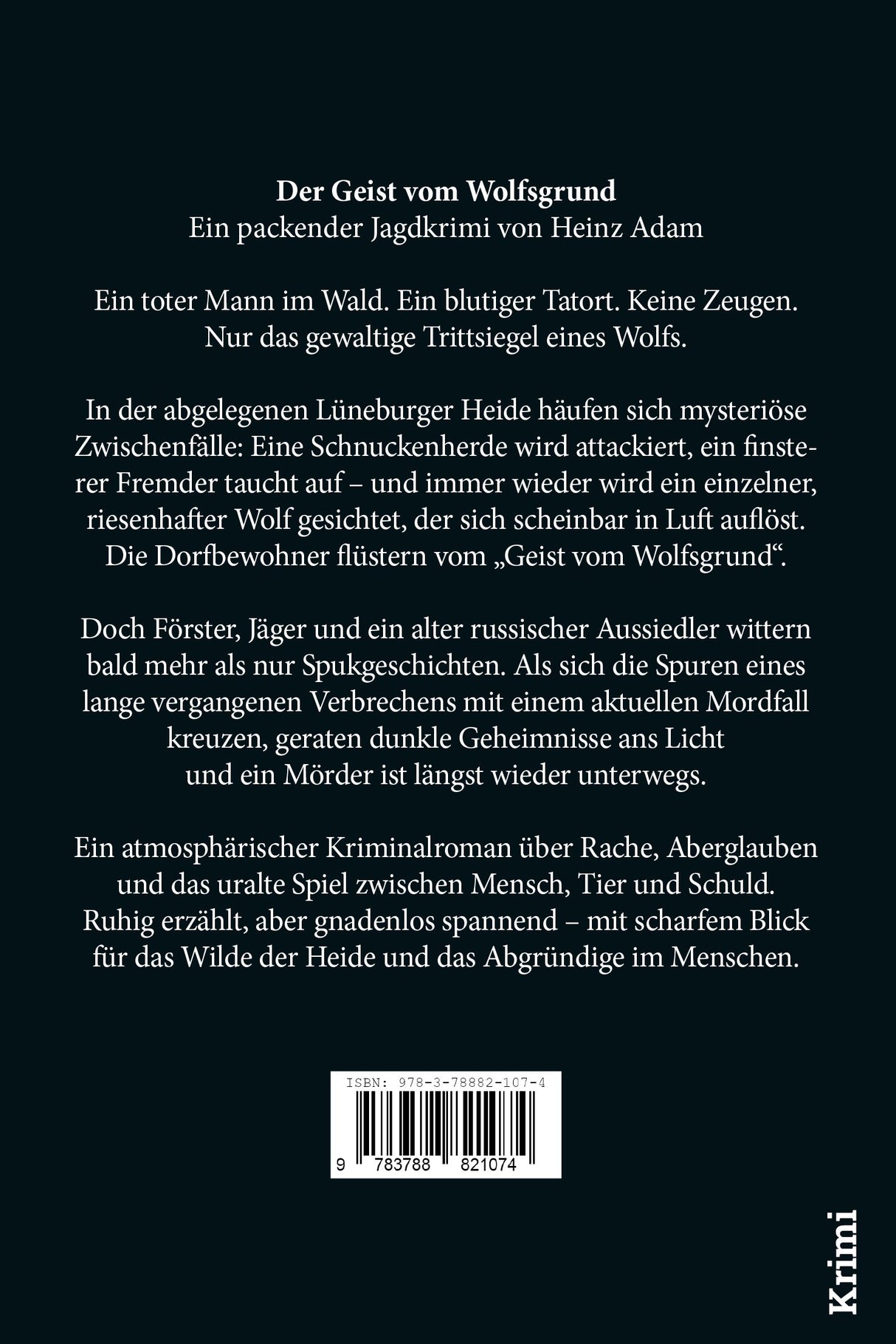 jagdkrimi geist vom wolfsgrund