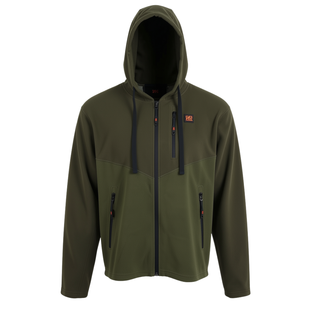 House of Hunting Fleece-Hoodie Pellegrino - Kapuze