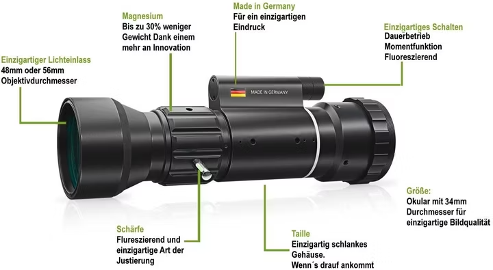 Jahnke Nachtsichtvorsatzgerät DJ-8 NSV 1x56