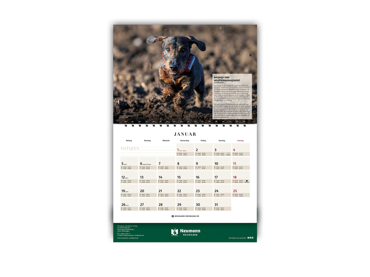 Jagd und Hund 2026 Themenkalender