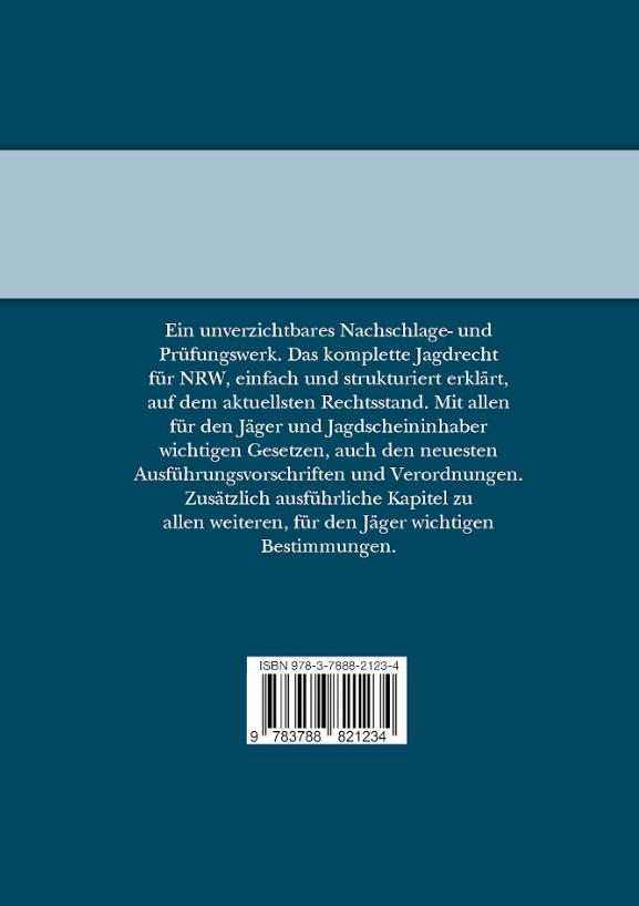 Jagdrecht NRW 12. Auflage RS