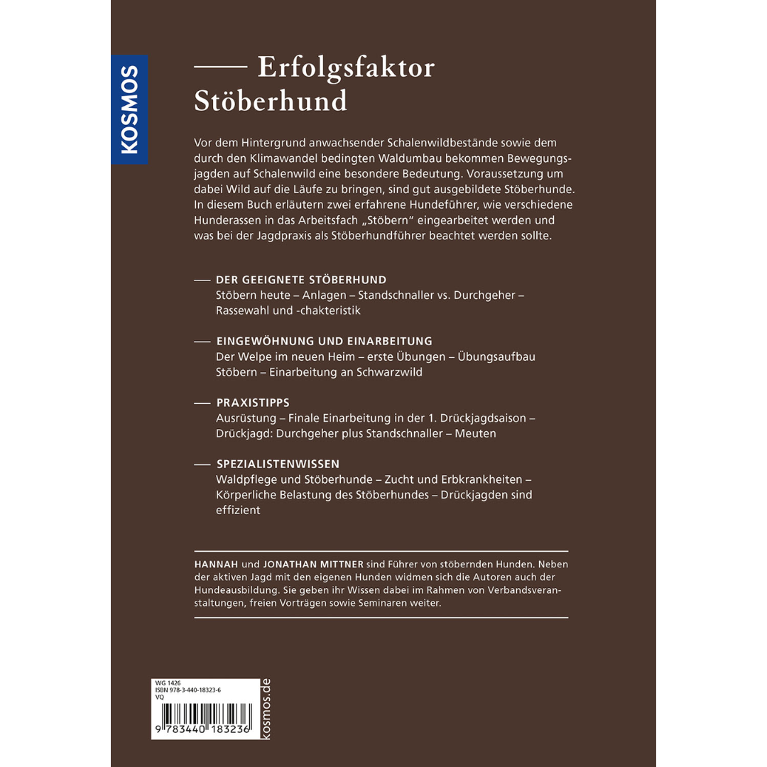 Jagen mit Stöberhunden - Backcover