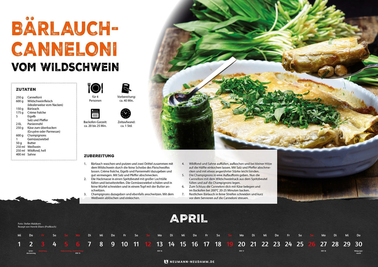wildrezepte kalender 2026