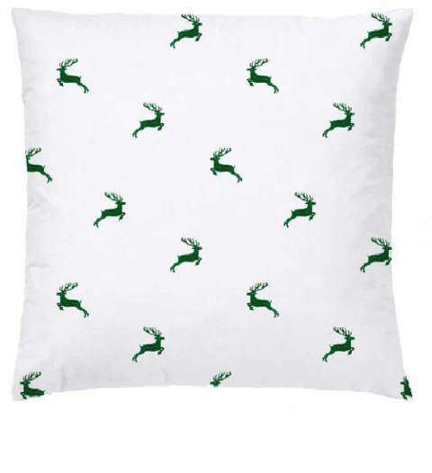 Kissenbezug Hirsch gruen
