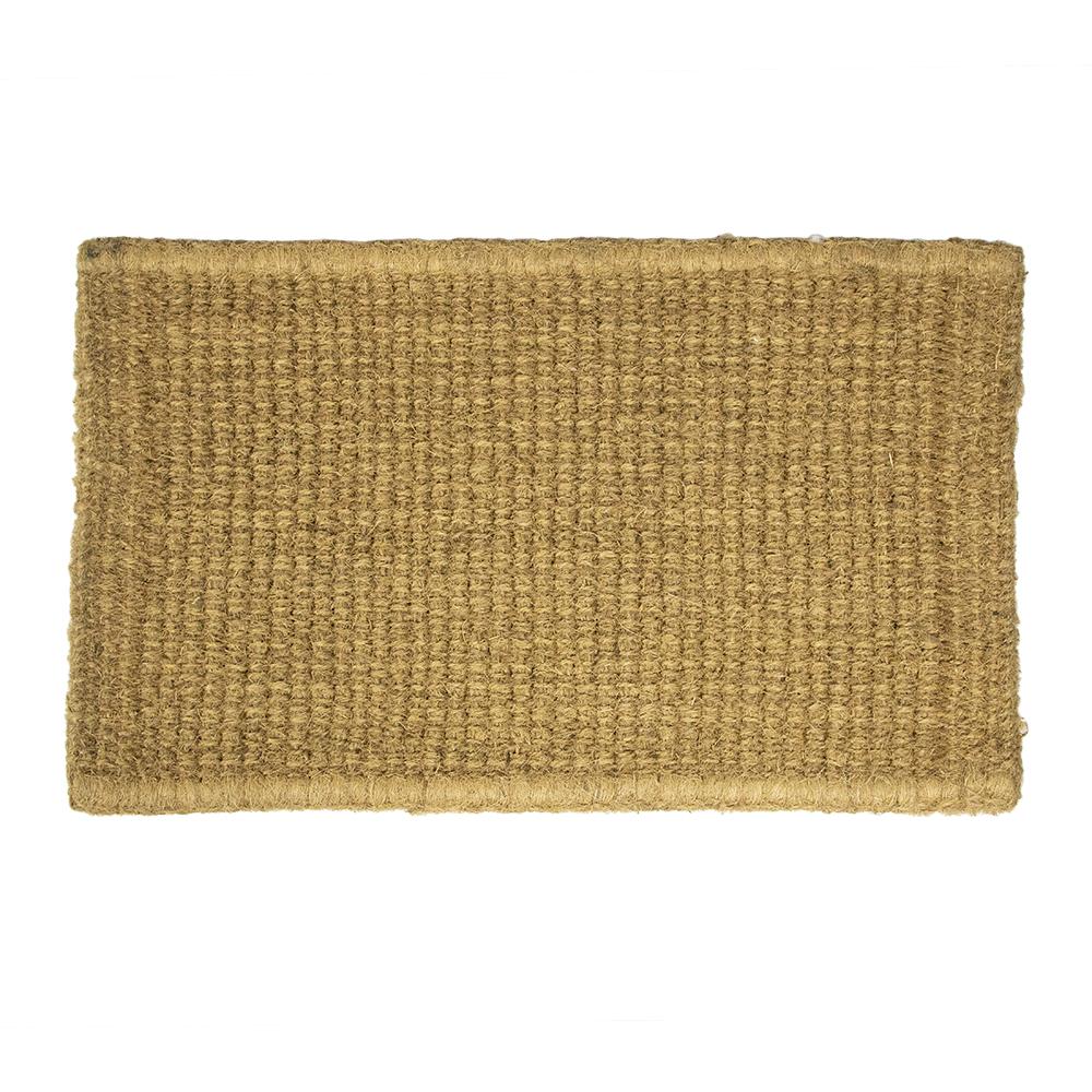 Fussmatte mit Dackel, Rueckseite