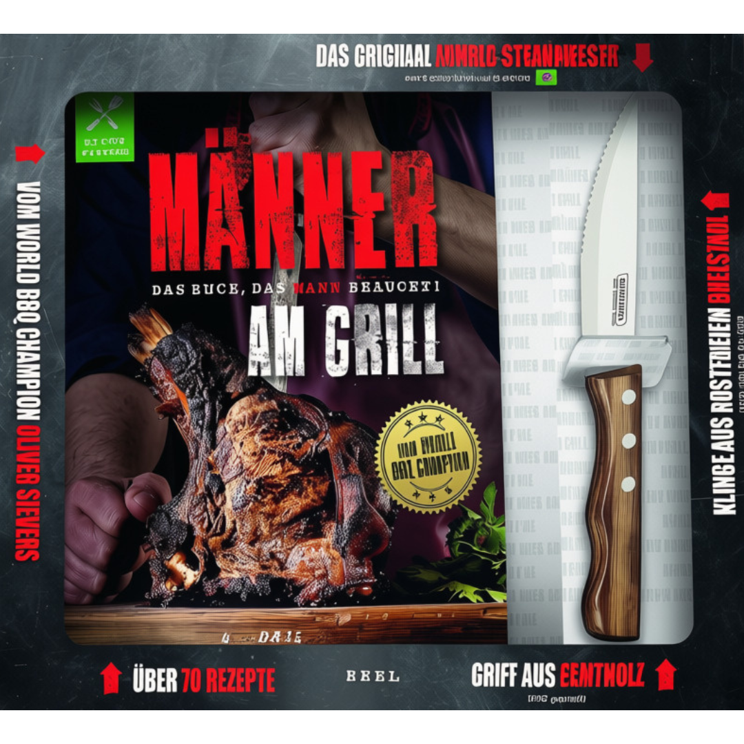 Männer am Grill - Das Buch, das Mann braucht! Geschenkset