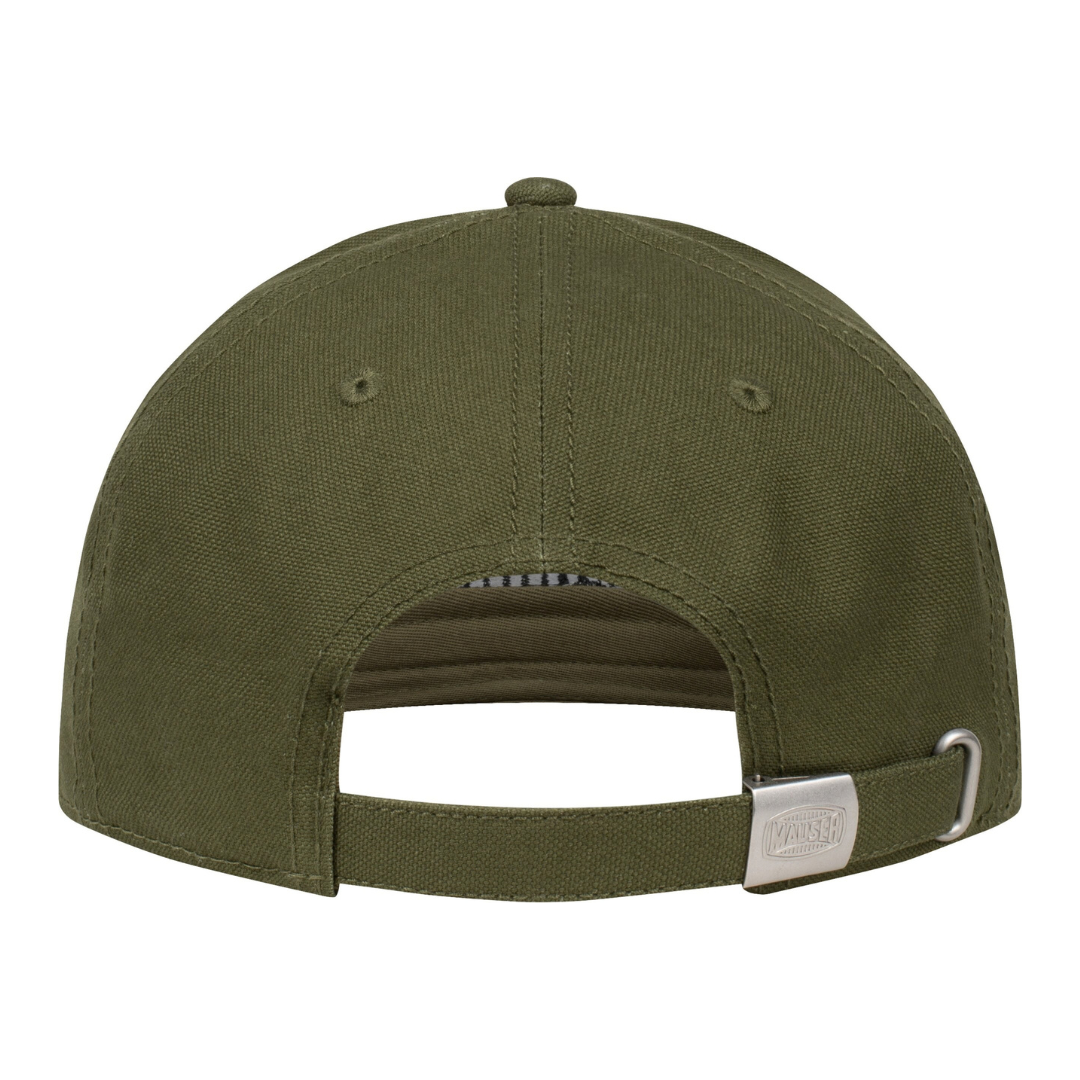 Mauser Cap Canvas Logo - Dull Olive - Back