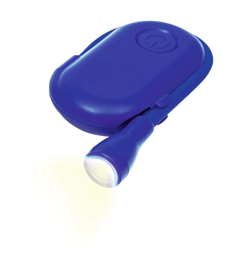 moses. libri_x Mini-Leselicht Recharge in Blau