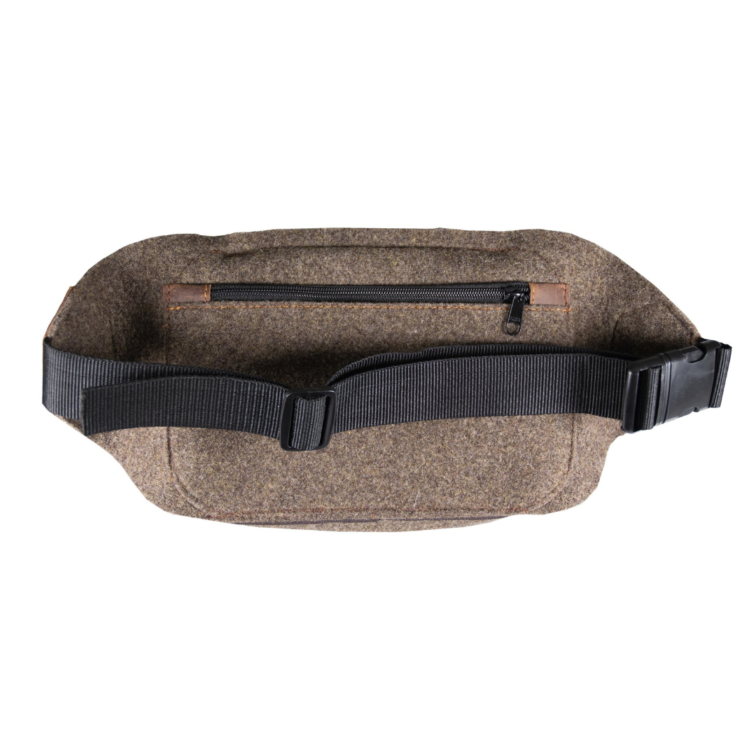Nordforest Hunting Wollfilz-Bauchtasche - verstellbare Riemen