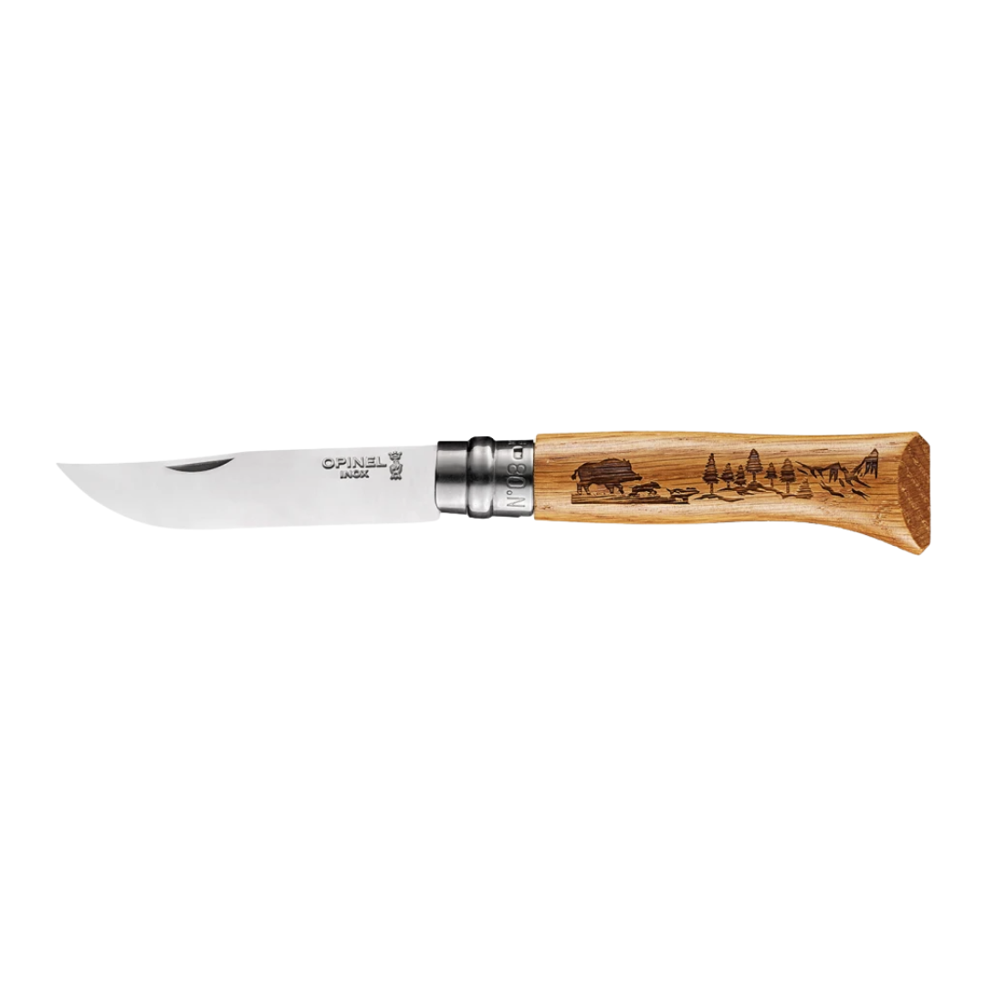 Opinel N°08 Animalia Wildschwein
