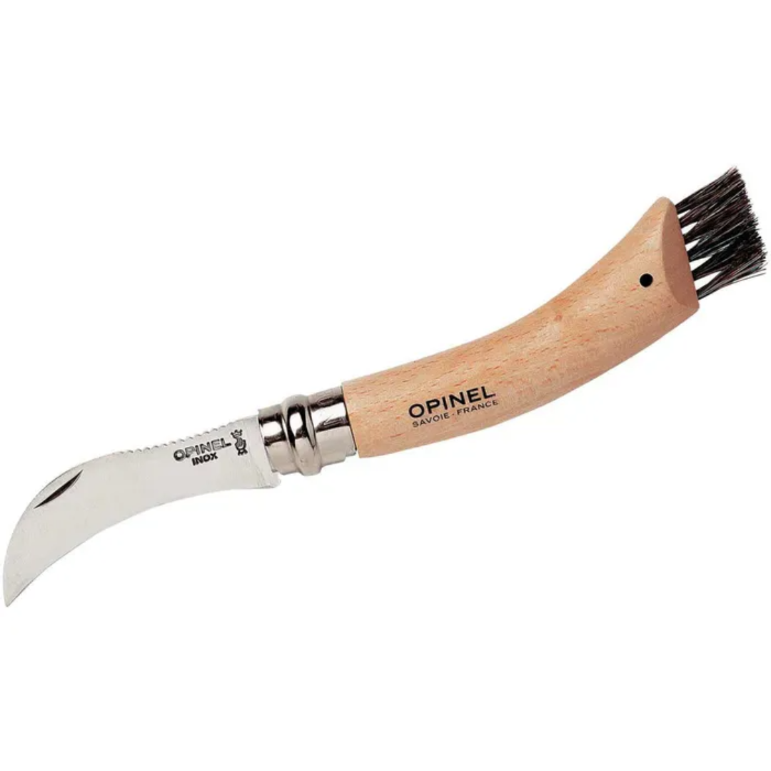 Opinel No 08 Pilzmesser mit Bürste