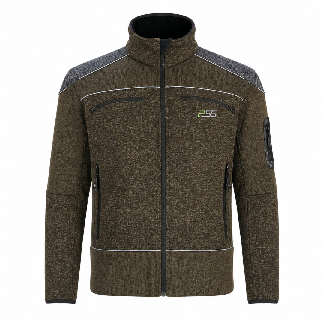 PSS Faserstrickjacke X-treme Arctic Kids - Grün