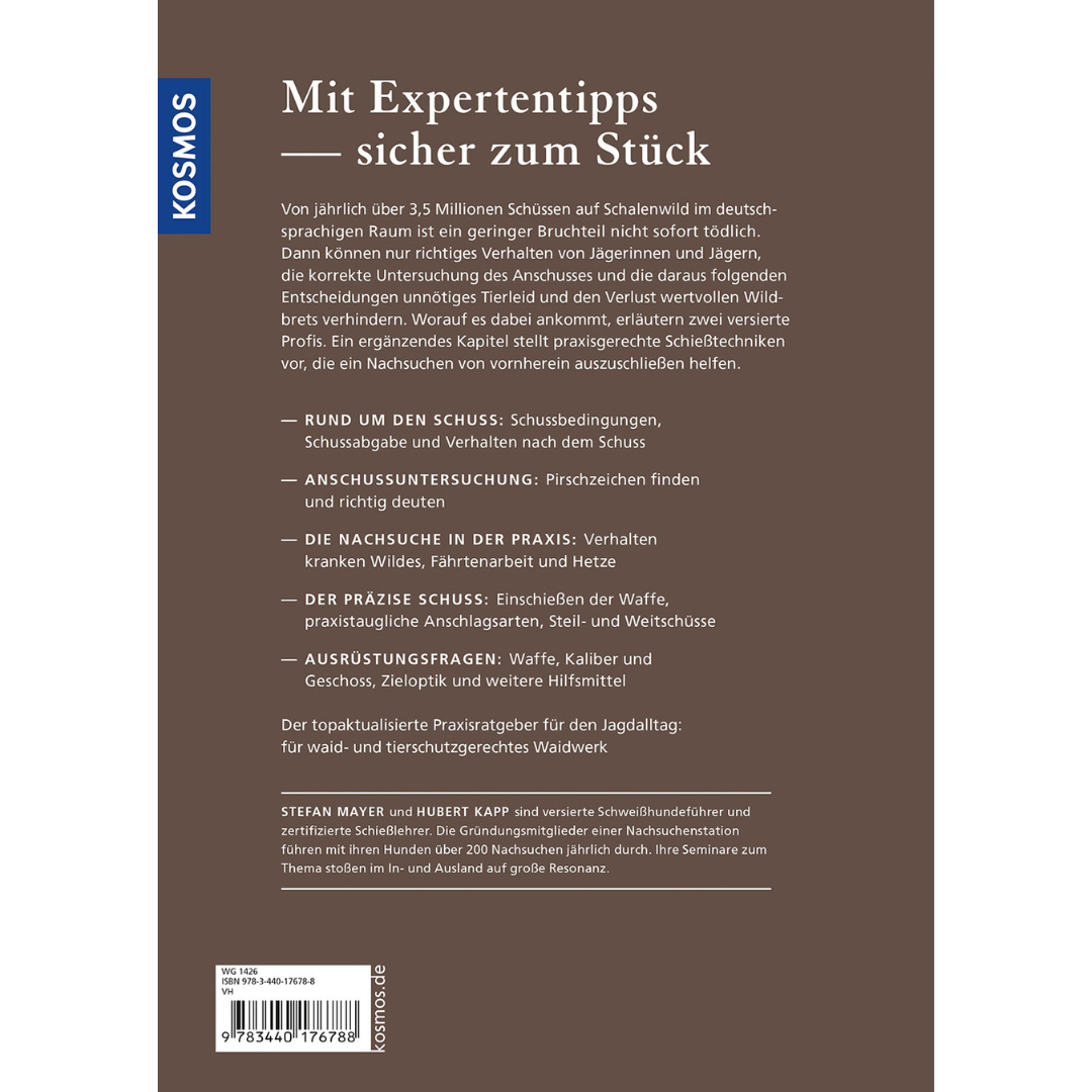 Schuss und Anschuss - Backcover