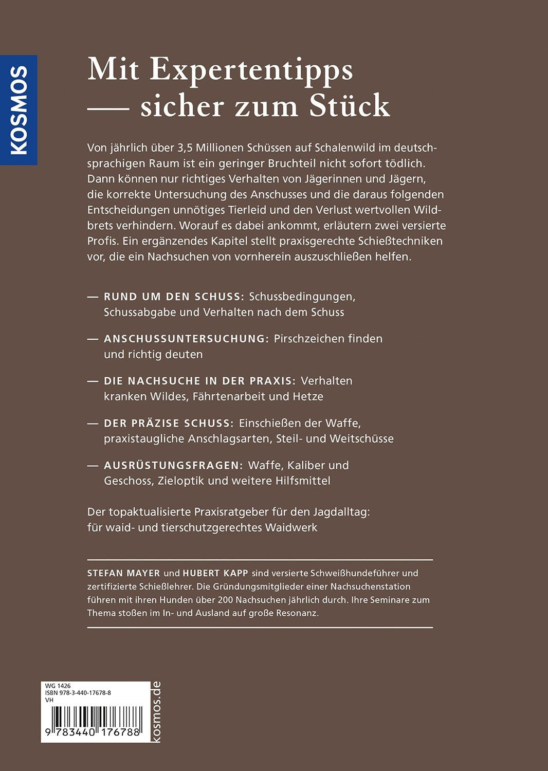 Schuss und Anschuss Rueckseite Cover