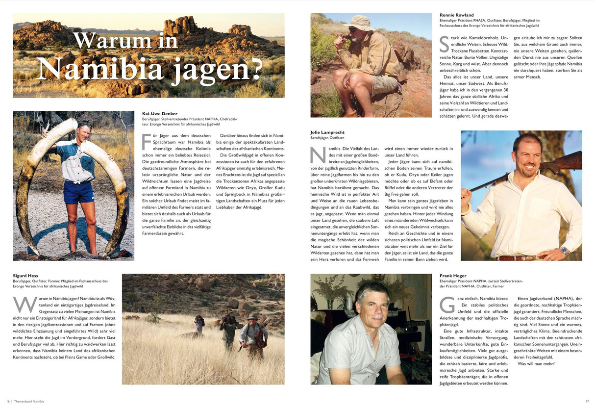 Themenband Namibia Jagdzeit