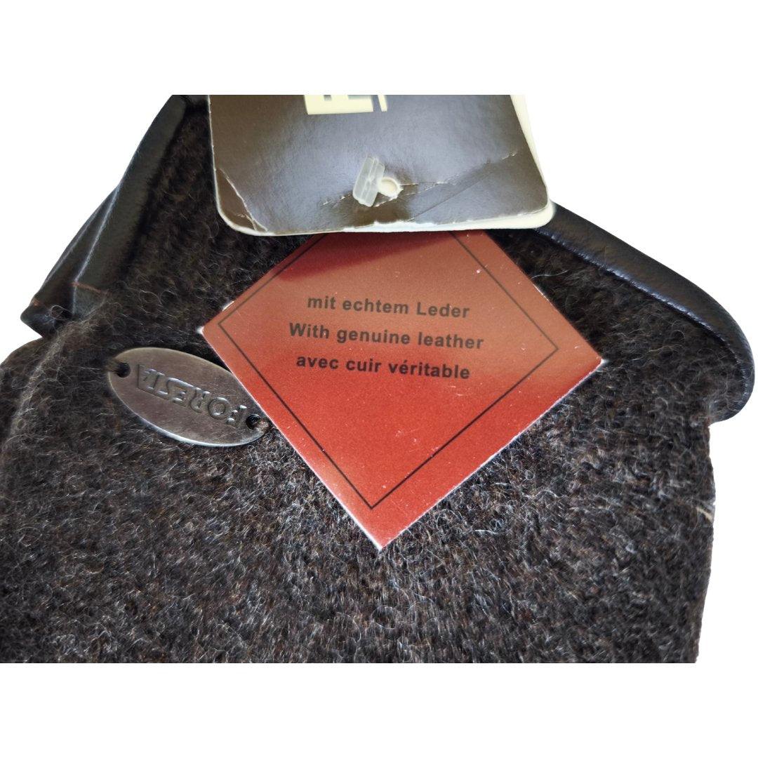 Edler Strickhandschuh m. Ledereinfassung