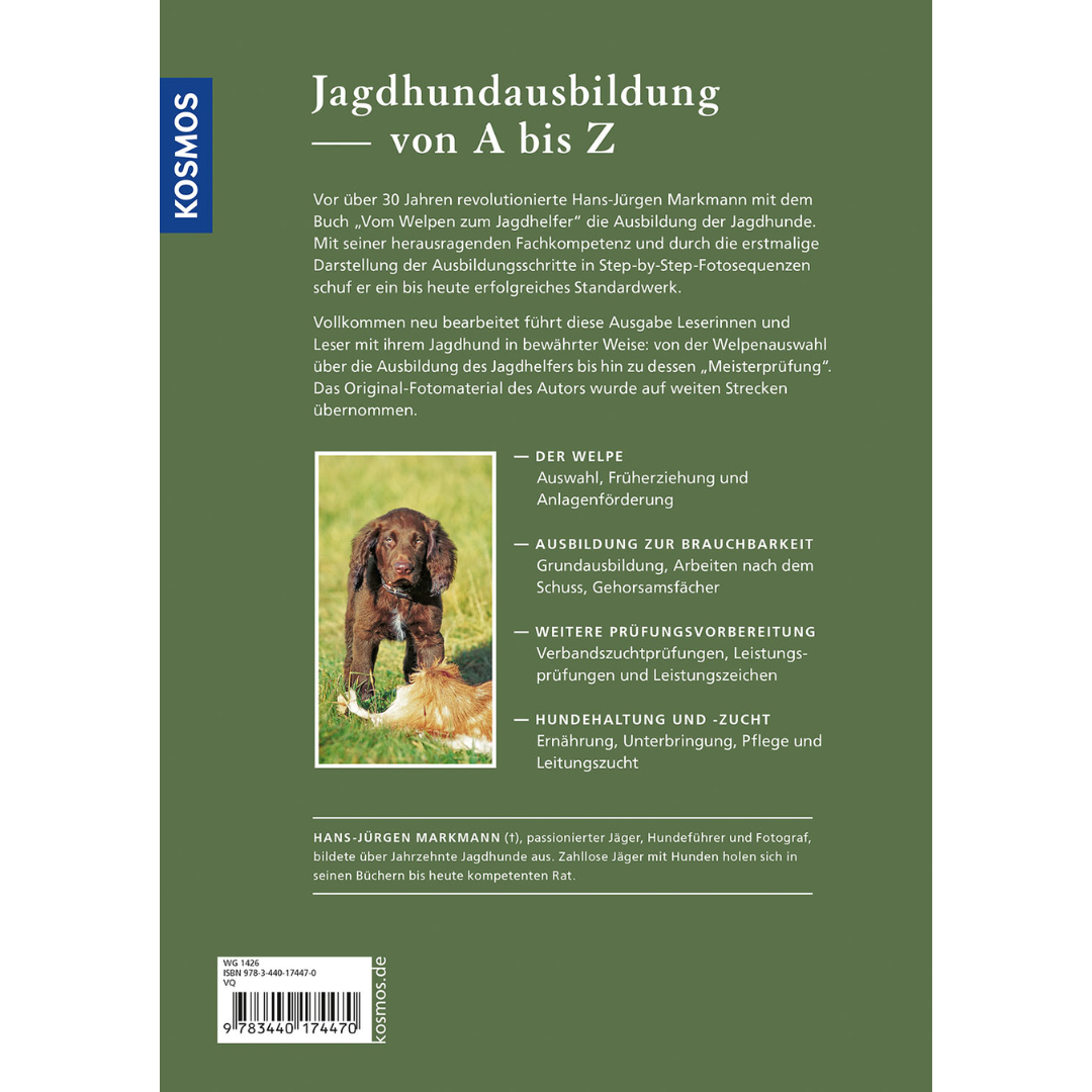 Vom Welpen zum Jagdhelfer - Backcover