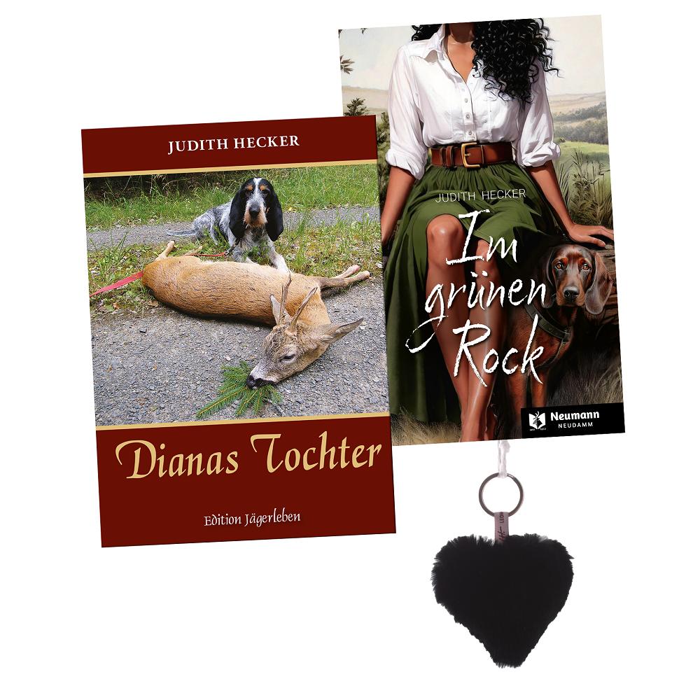 Paket Waidfrau Bücher und Anhänger