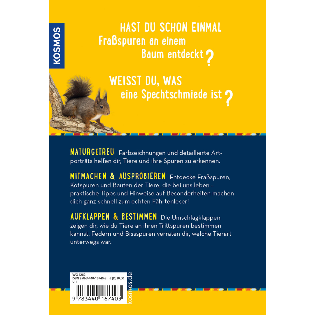 Welche Tierspur ist das? Kindernaturführer - Backcover