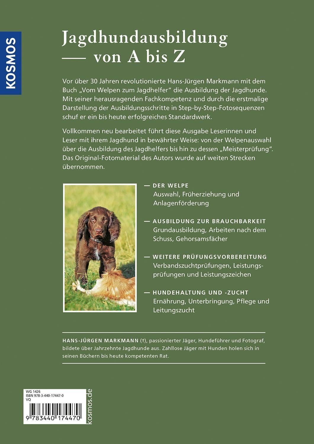 Vom Welpen zum Jagdhelfer Rueckseite