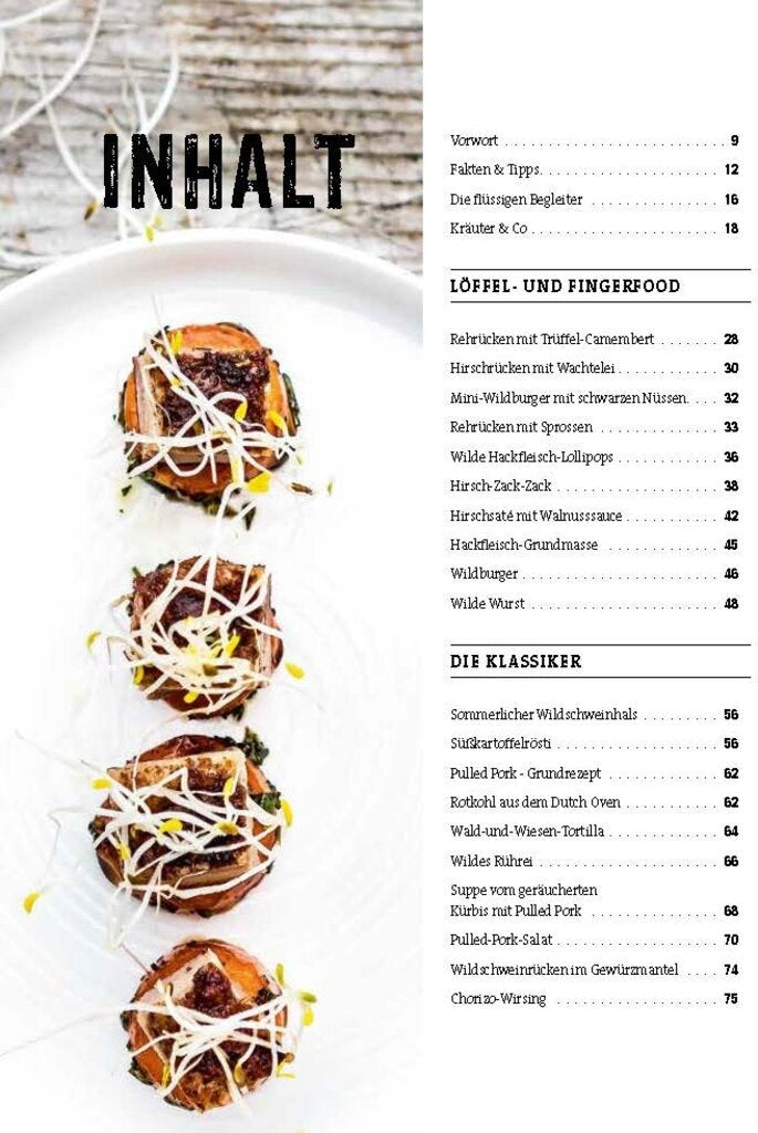 Wild grillen Inhaltsverzeichnis