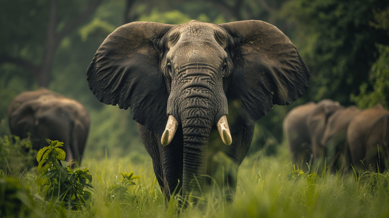 Elefanten Jagd in Afrika