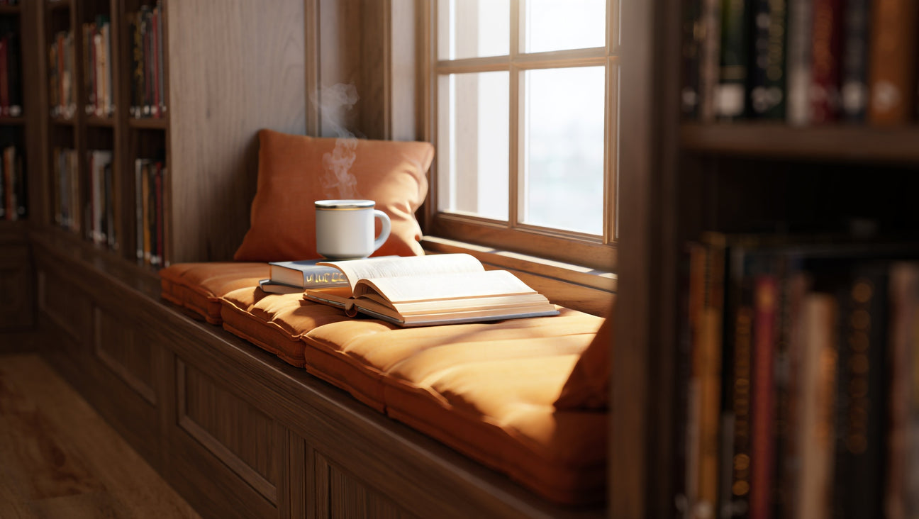 Leseknochen mit Buch – bequemes Lesen von Romanen und Jagdbüchern aus unserem Natur- und Jagdverlag