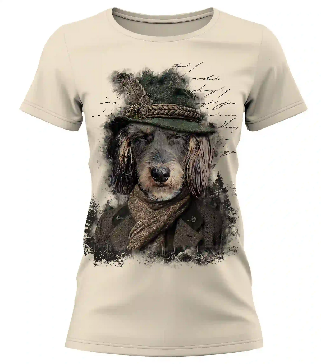 Almtracht Damen T-Shirt Fonsi mit Dackel Motiv